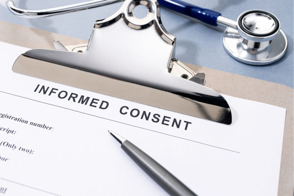 Informed consent in medical ethics topics